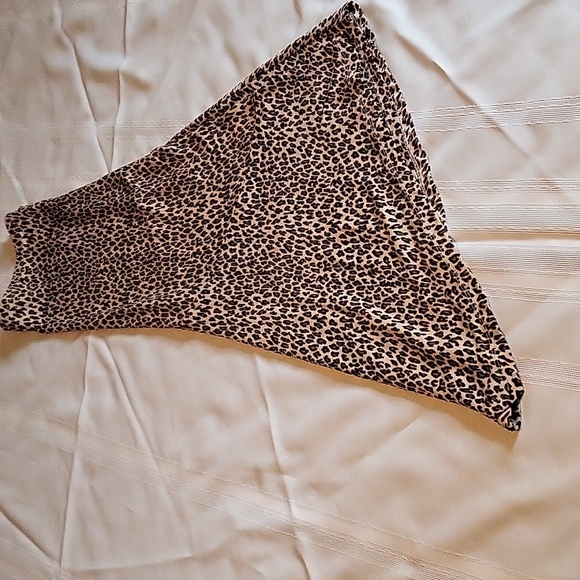Josephine Chaus 3‎ Piece Animal Print Skirt Tank Sweater Brown Womens Sz S/M - Picture 4 of 12